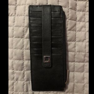 Audrey RFID Black Wallet/Credit Card Case